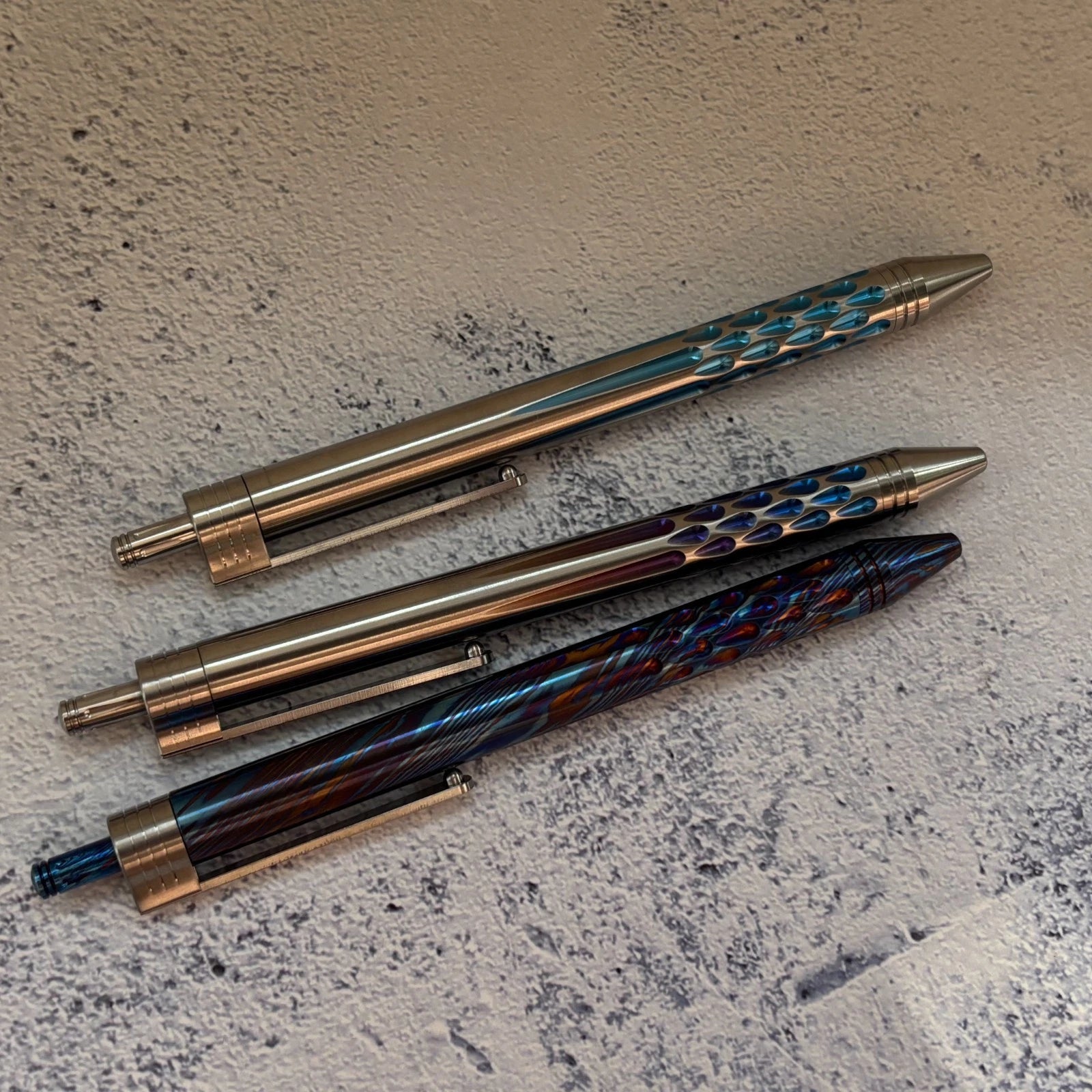 Titanium Ballpoint Pen EDC Pocket Pen Office Business Writing Signature Gift 07FC0E-D4 - KOEEK