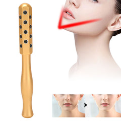 new Germanium Face Massage Stick Lifting Firming Roller Massager(Golden ) HGF koeek - KOEEK