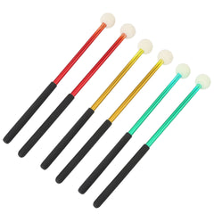 new 1 Pair Timpani Mallets Soft Felt Head Rubber Handle Percussion Drumsticks koeek - KOEEK