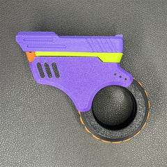 Zoom Gun Fidget Toys 3D Printed Azu Fidget Slider EDC Plastic Stress Relief Toy 07FC0E-D4 - KOEEK