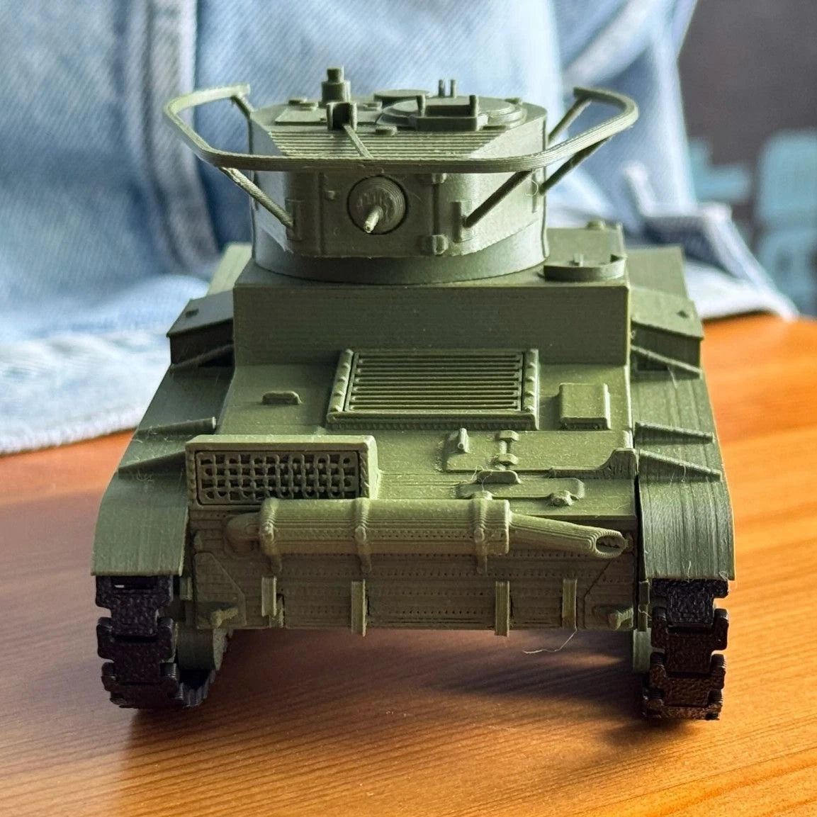 1:35Soviet T-26 Light Tank Assembled ModelStatic Military Vehicle DesktopOrnamen 07FC0E-D4 - KOEEK