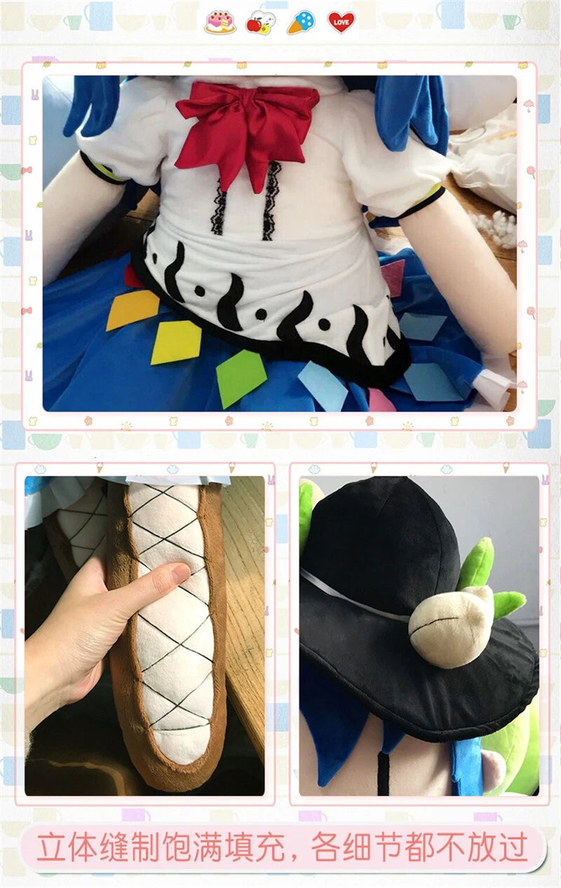 Ibaraki Kasen Cute Anime Touhou Project Soft Stuffed Doll Plush Toy 47 Inch Gift 07FC0E-D4 - KOEEK