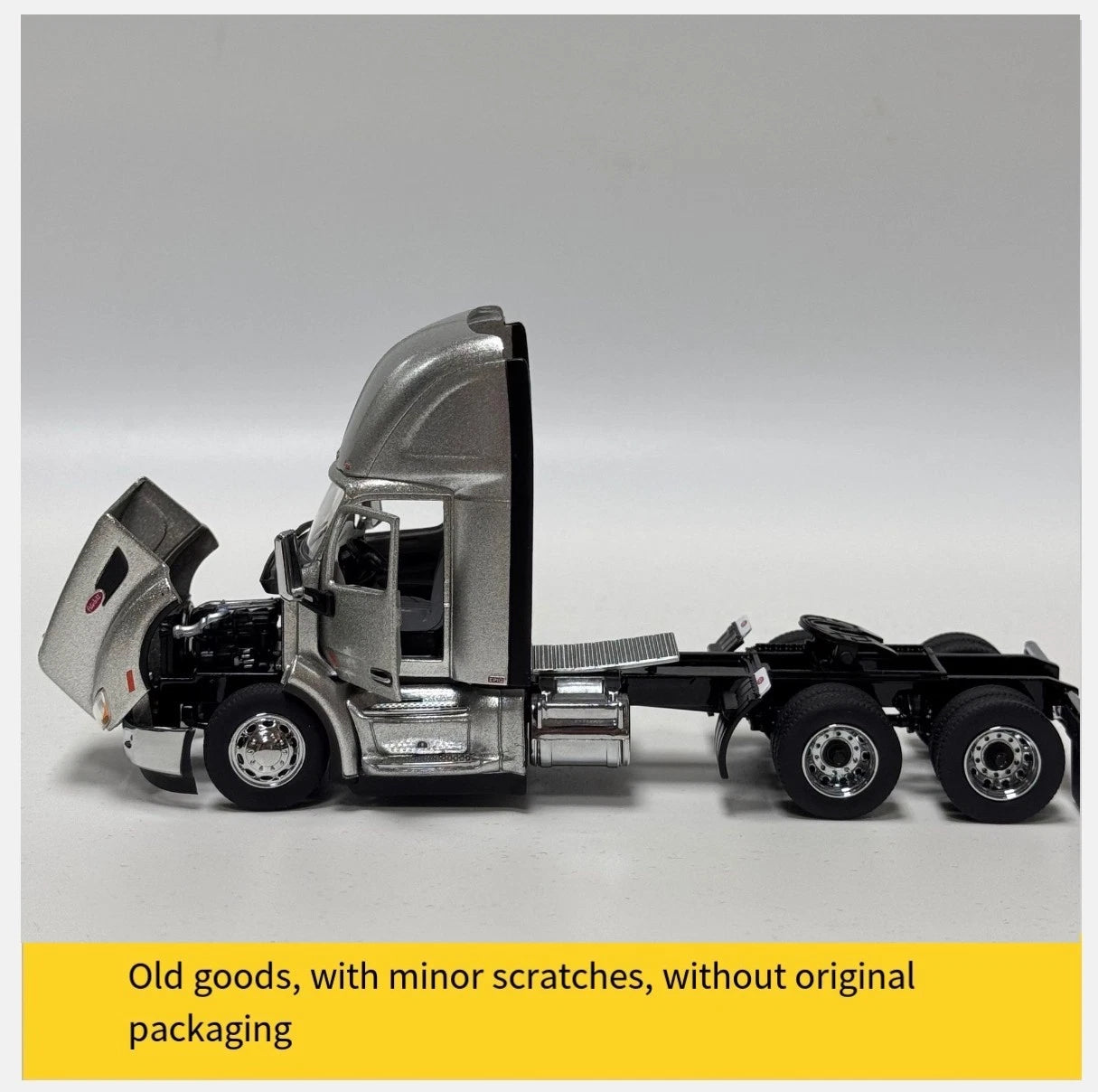 1/50 Peterbilt 579 Truck Alloy Model, Doors & Hood Open, Minor Flaw Display 07FC0E-D4 - KOEEK