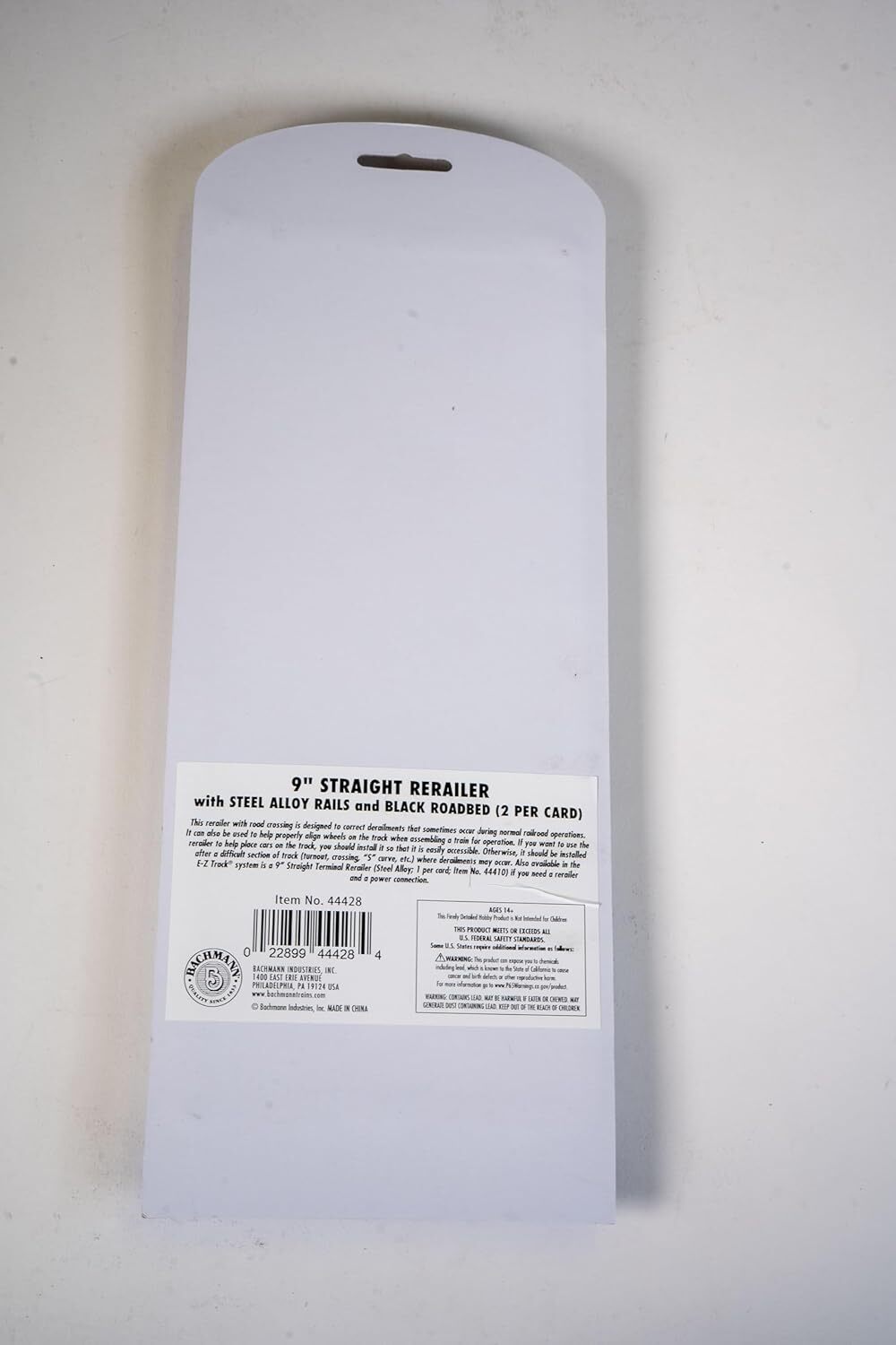 new Bachmann Trains - Snap-Fit E-Z TRACK 9” STRAIGHT RERAILER (2/card) - STEEL... BACHMANN - KOEEK
