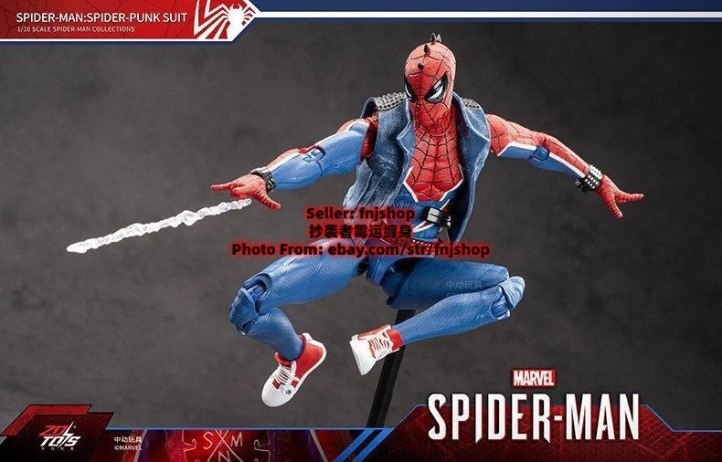 ZD Toys Spider-Man SPIDER-PUNK Suit 1/10 Collectible Action Figure IN STOCK ZD_TOY - KOEEK