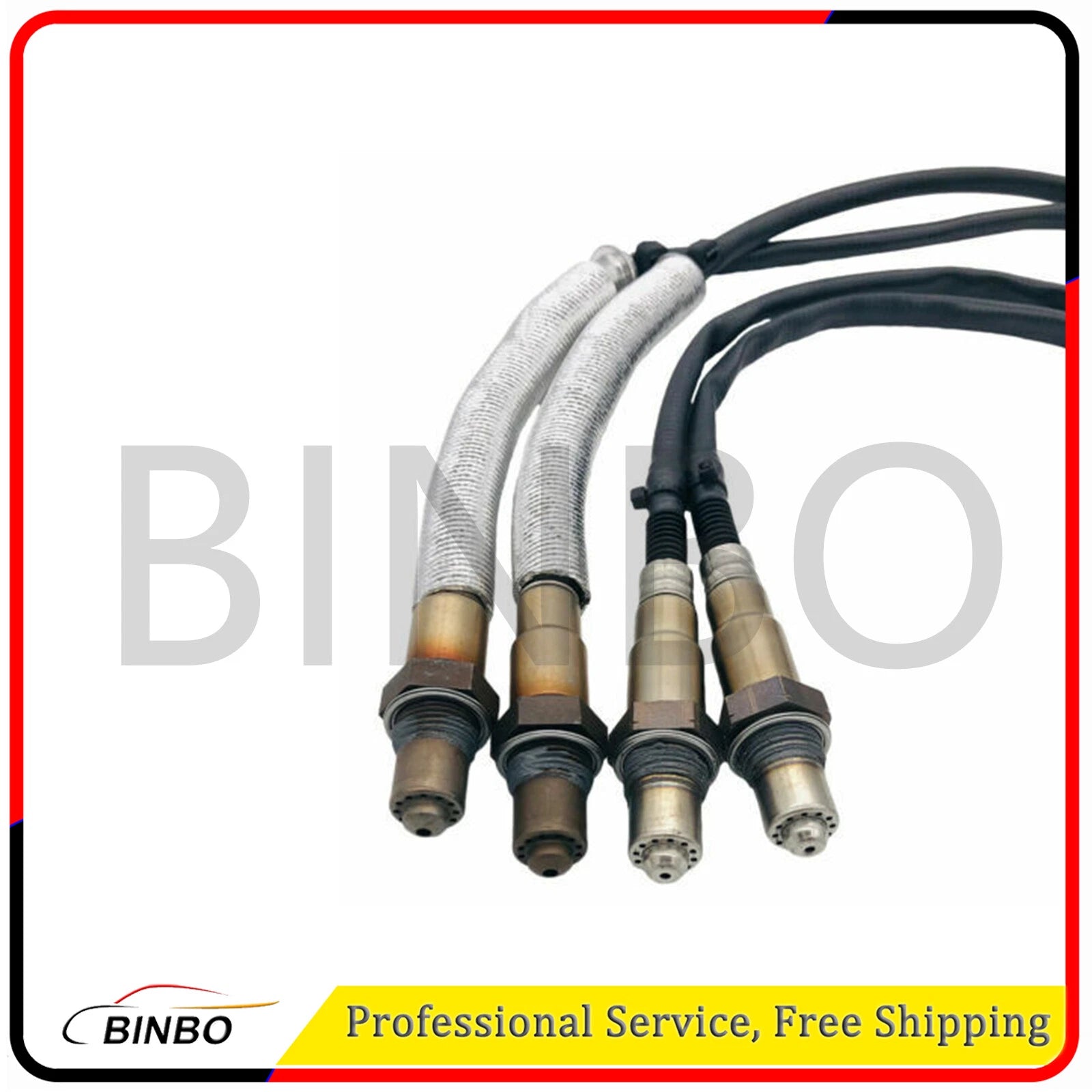 4Pcs Up+Downstream Oxygen O2 Sensor For BMW 550i xDrive Alpina B7 2011-2015 4.4L 07FC0E-D4 - KOEEK