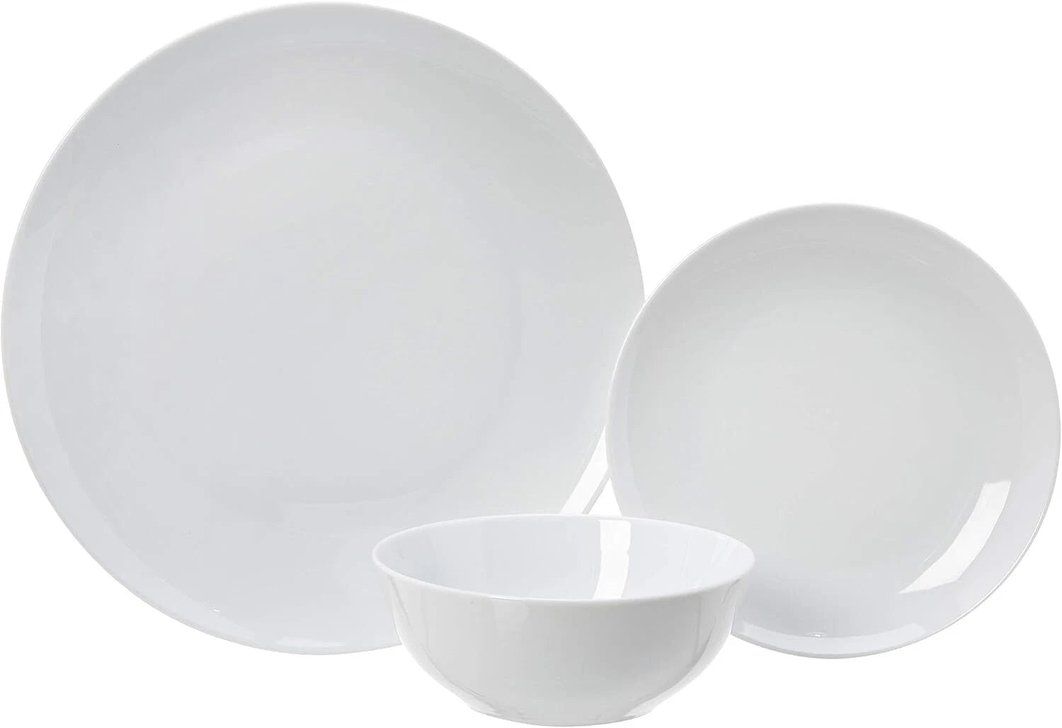 18-Piece Kitchen Utensil Set, 6-Person, White Porcelain Crock-Pot 07FC0E-D4 - KOEEK
