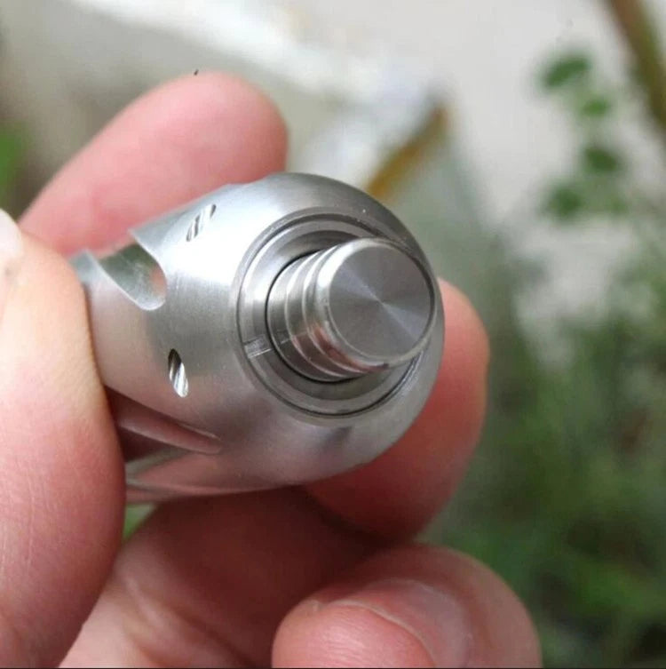 EDC Decompression Hand Fidget Toy Pocket Desk Fidget Clicker CNC Stainless Steel 07FC0E-D4 - KOEEK