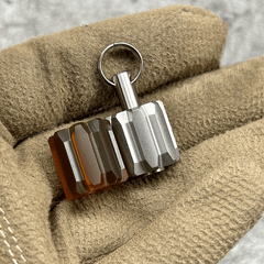 Titanium/PEI Knife Lanyard Bead DIY Necklace Bracelet Paracord Charm EDC Pendant 07FC0E-D4 - KOEEK