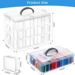new Douorgan Bead Organizer Box, 84 Pcs Small Organizers, 3-Tier 3Tier DOUORGAN - KOEEK