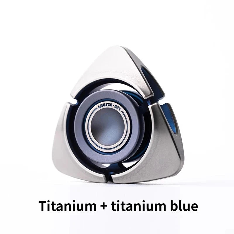 Lautie Bit-04 Three-leaf Mechanical Metal Rotating Finger Top Spinner Toy Gift 07FC0E-D4 - KOEEK