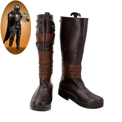 Star Wars: The Mandalorian Shoes Din Djarin Cosplay Men Boots Customized Boots 07FC0E-D4 - KOEEK