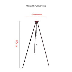Outdoor Camping Pot Campfire Tripod Camping Stove Cooker Hanging Pot Rack 07FC0E-D4 - KOEEK