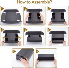 new Silph PLC Trading Card Storage Box-[8 Pack], Baseball Hobby Black-8 Pack SILPH PLC - KOEEK