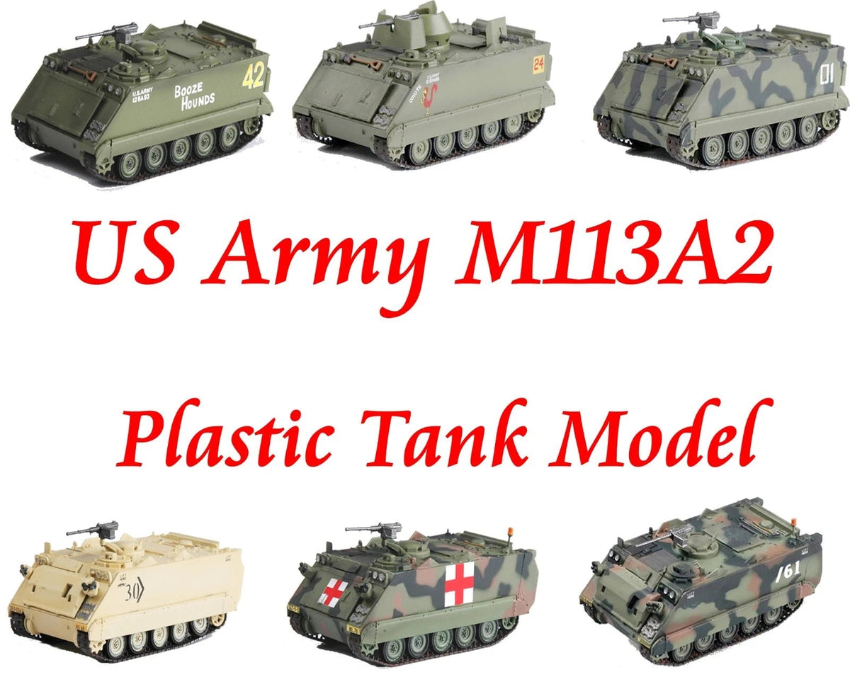 US Army 1/72 M113A2 Plastic Model All M113A2 07FC0E-D4 - KOEEK