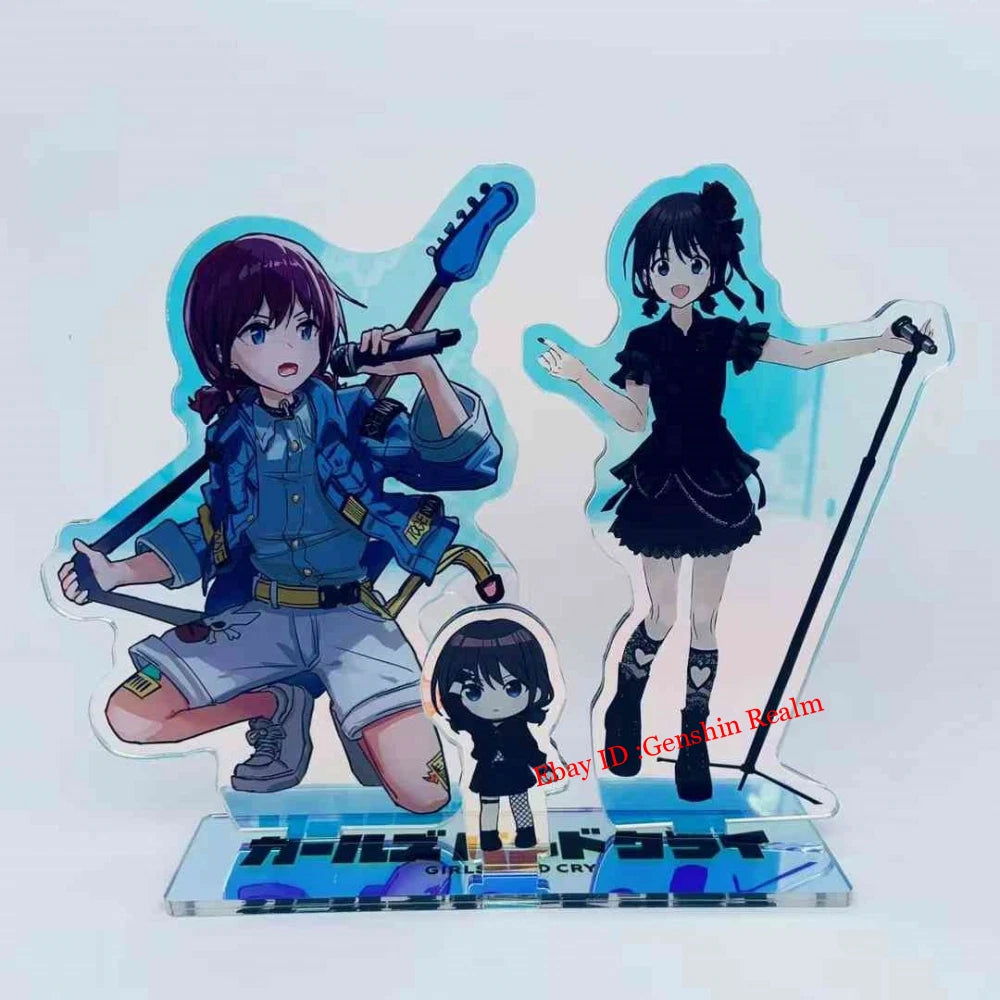Anime GIRLS BAND CRY NINA ISERI Acrylic Desktop Stand Figure Collection Gift 07FC0E-D4 - KOEEK