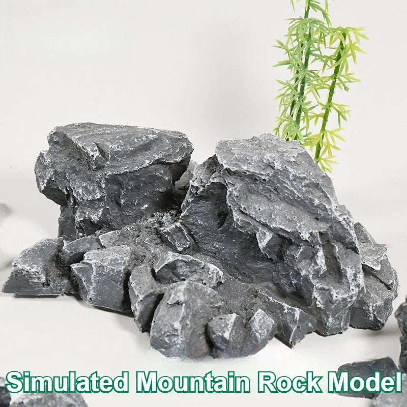 Diorama Realistic Rocks Mountain Stones Model Railroad Layout Scene Props Model 07FC0E-D4 - KOEEK