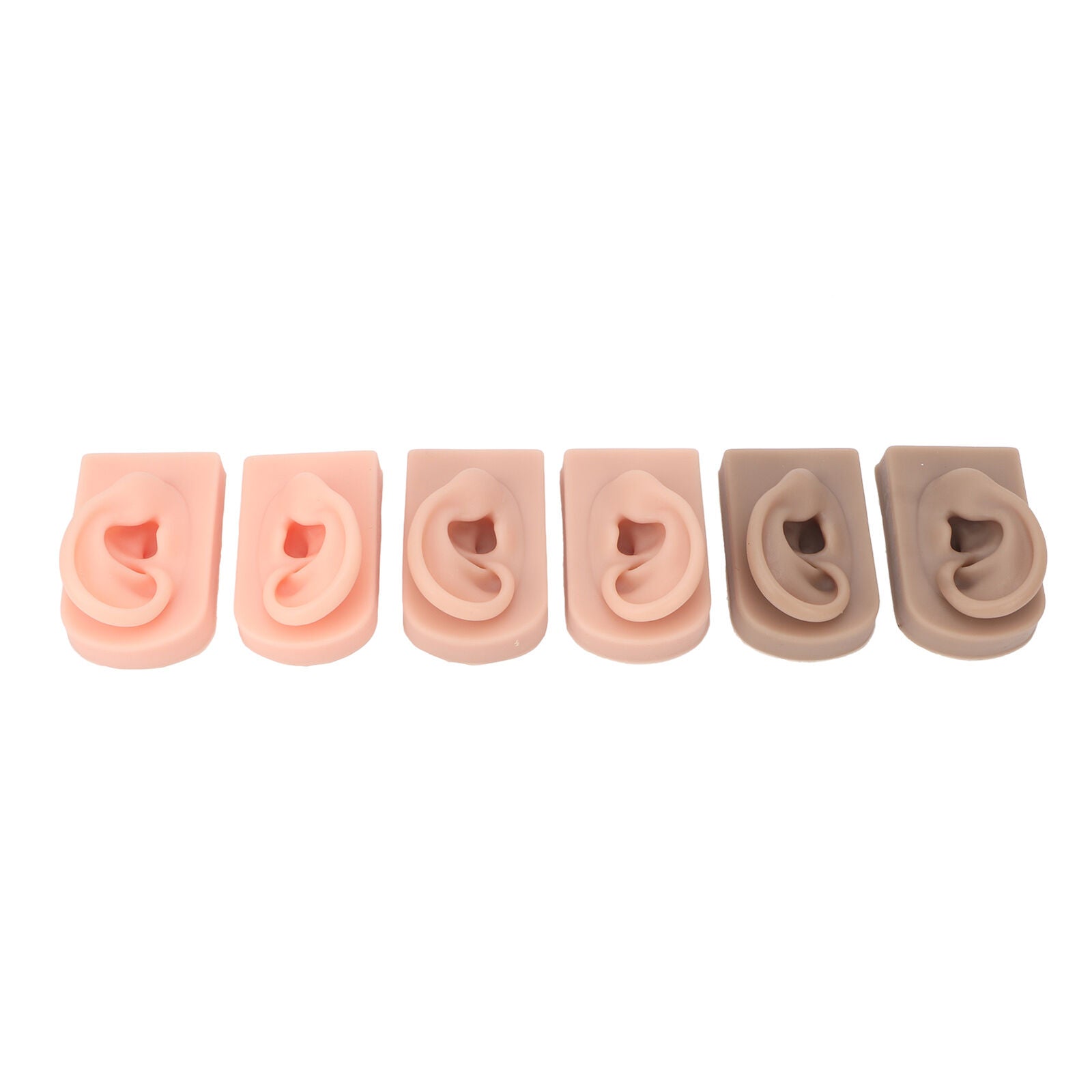 new 3 Pairs Silicone Ear  Colors Soft Flexible Waterproof Simulation HGF koeek - KOEEK