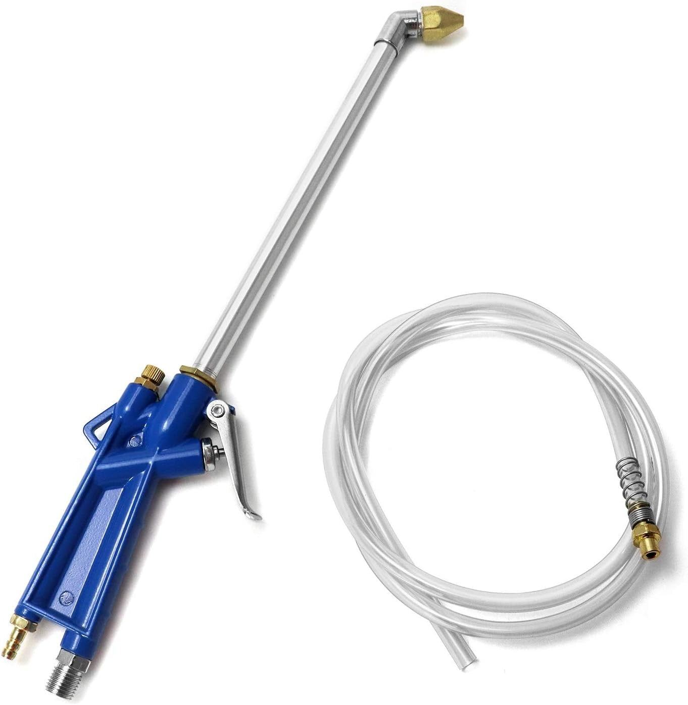 new QWORK Air Blow Gun Pneumatic Engine Cleaning with 4Ft Hose, 1 pc QWORK - KOEEK
