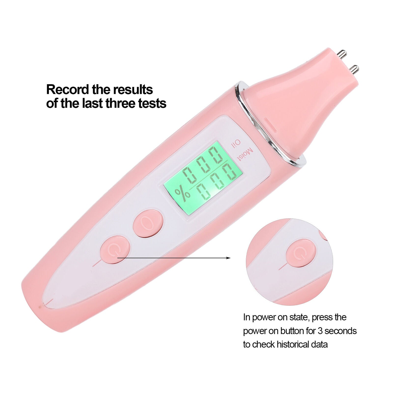 new Facial Skin Tester Smart Display Skin Care Portable Digital Skin Detector Pe ABE koeek - KOEEK