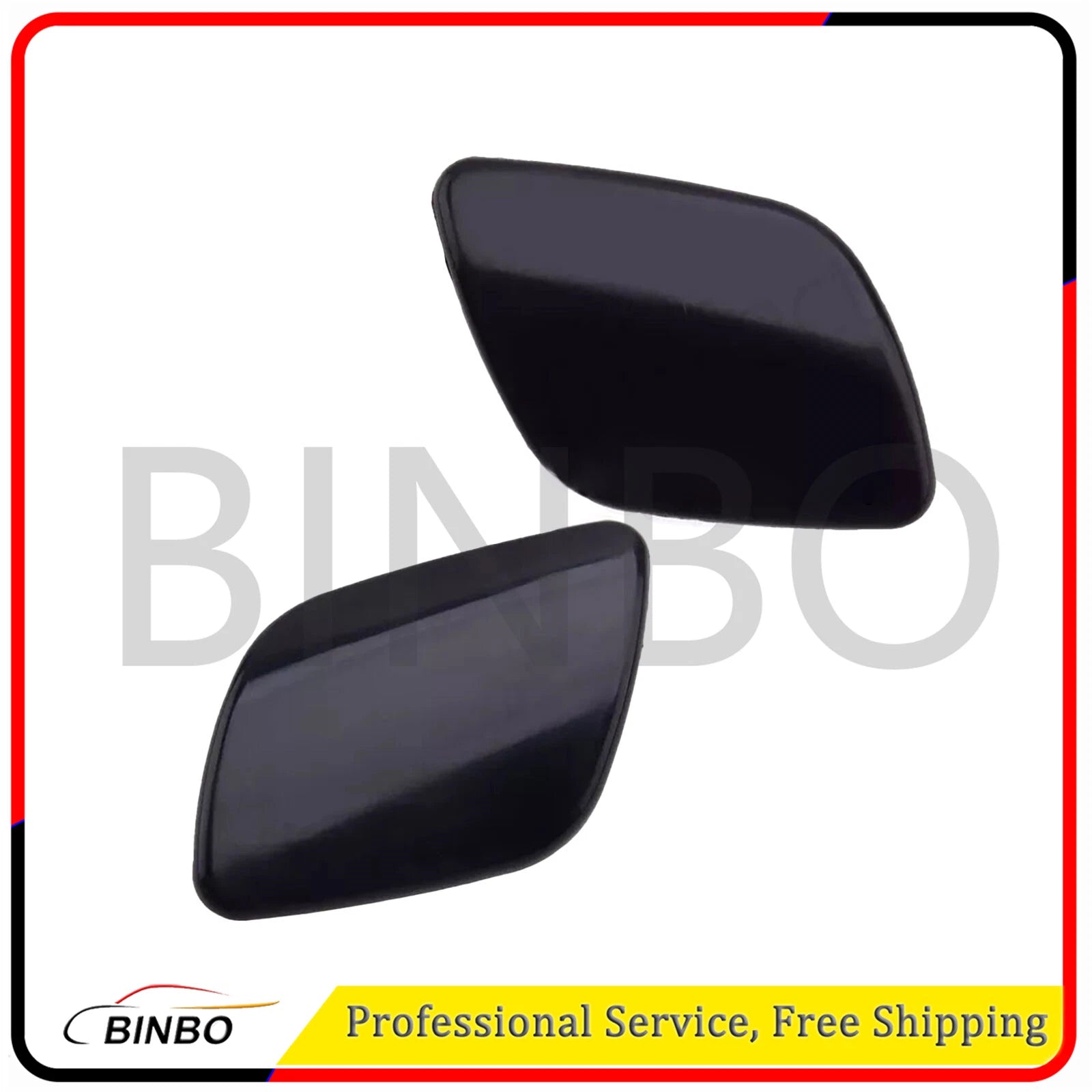 1 Pair Front Headlight Sprayer Washer Nozzle Cover Cap fit for Volvo XC60 09-13 07FC0E-D4 - KOEEK