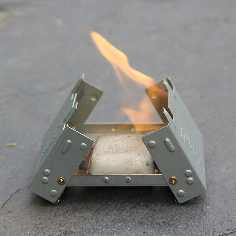 Outdoor Stove Mini Grill Portable Alcohol Furnace Folding Grill Burning Camping 07FC0E-D4 - KOEEK