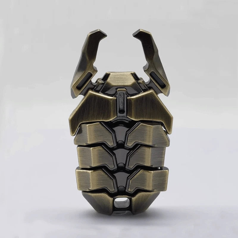 Retro Creative Scarab EDC Fidget Toy Zinc Alloy Magnetic Push Fidget Slider Gift 07FC0E-D4 - KOEEK