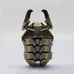 Retro Creative Scarab EDC Fidget Toy Zinc Alloy Magnetic Push Fidget Slider Gift 07FC0E-D4 - KOEEK