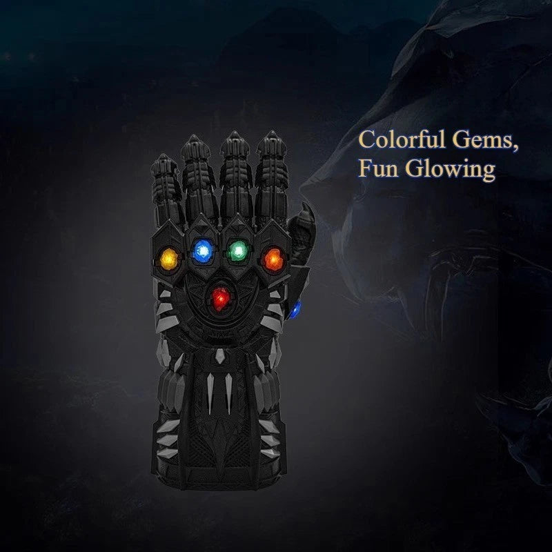 Black Panther Infinity Gauntlet Articulated Light-Up Sound Effects Cosplay Prop 07FC0E-D4 - KOEEK