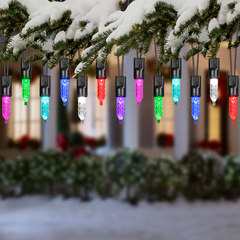 24 Gemmy Orchestra of Lights Color-Changing Faceted Mini LED Lights ! GEMMY - KOEEK