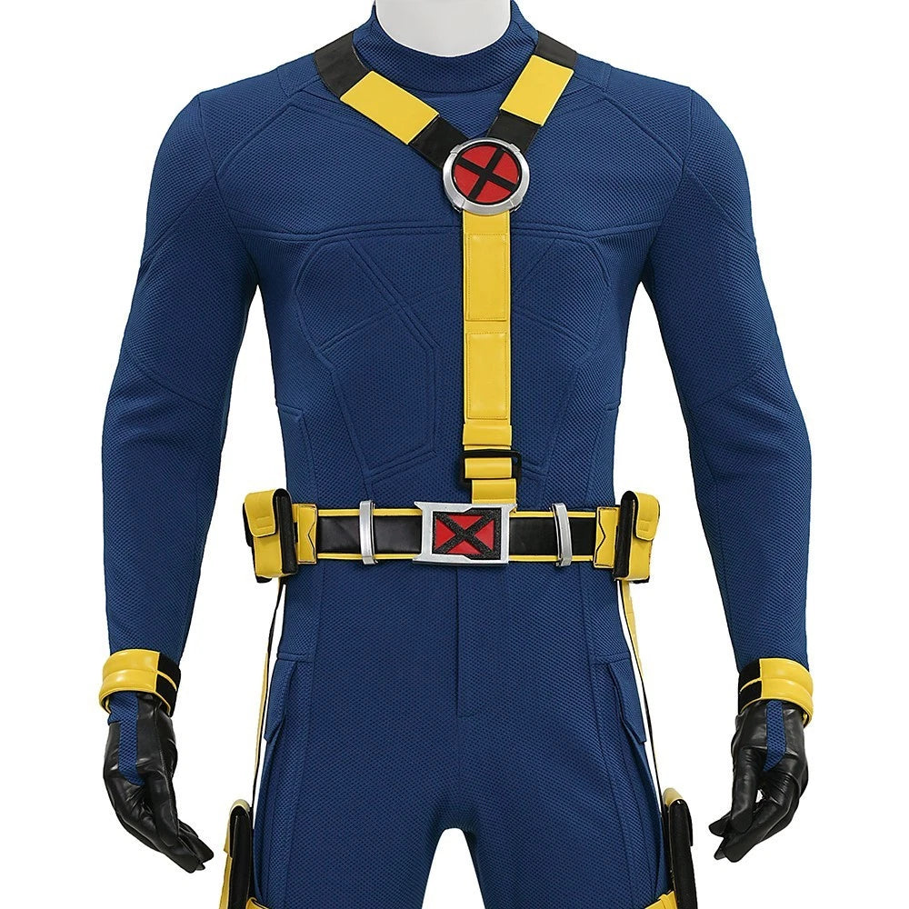 Avengers: Doomsday Cyclops Full Cosplay Costume with Shoes, for Halloween / Part 07FC0E-D4 - KOEEK