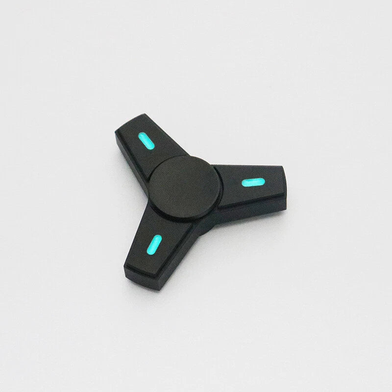 Luminous Threeleaf Fidget Spinner EDC Fidget Toys Metal Hand Spinner ADHD Gifts 07FC0E-D4 - KOEEK