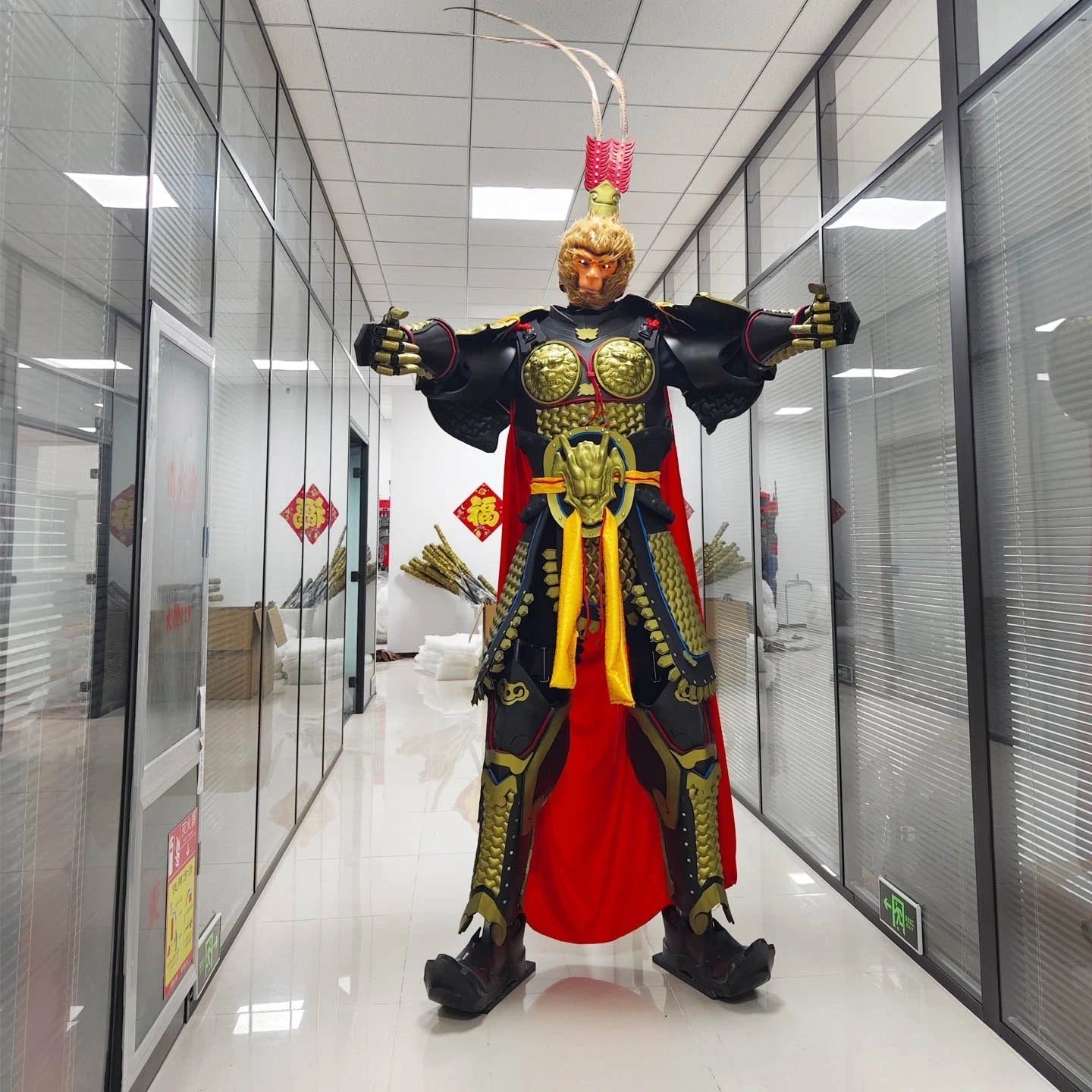 N‌ew Black Myth: Wukong Wearable 1:1 EVA Mecha Robot Armor w/Helmet Suit Costume 07FC0E-D4 - KOEEK