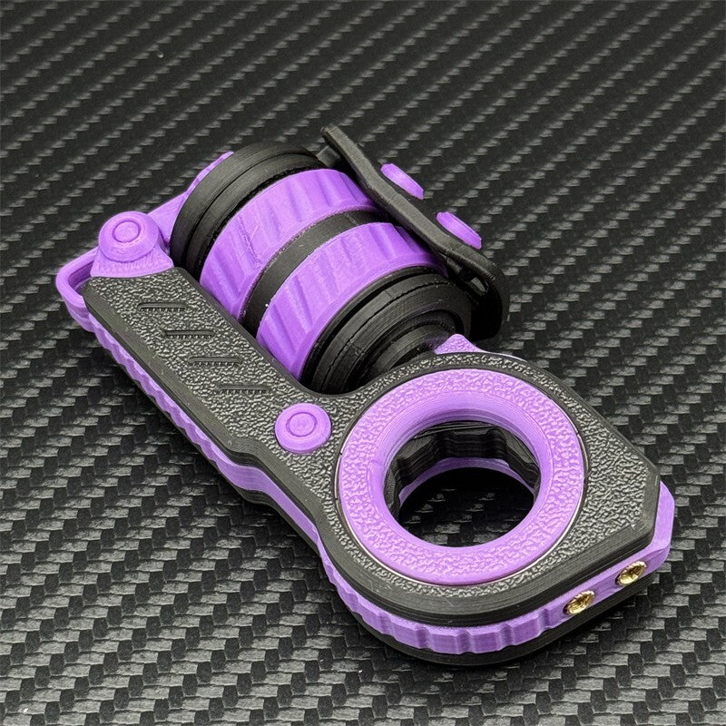 Novel and Cool EDC Fidget Toys Fashion Plastic Fidget Ring Stress Relief 07FC0E-D4 - KOEEK