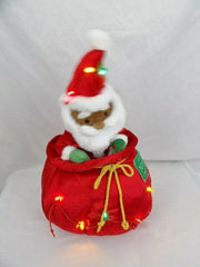 Wondershop Animated Santa Musical, Light up, Dancing Santa in the Toy Bag WONDERSHOP - KOEEK
