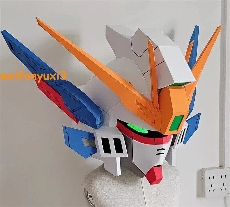 Endless Waltz Wing Gundam Zero Wearable Helmet Mask LED Light up Cosplay Props 07FC0E-D4 - KOEEK