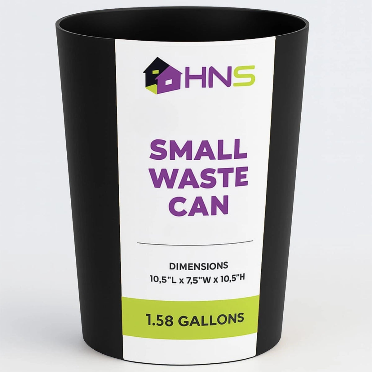 Small trash can - 1.58 gallon open top trash can, compact trash can 07FC0E-D4 - KOEEK