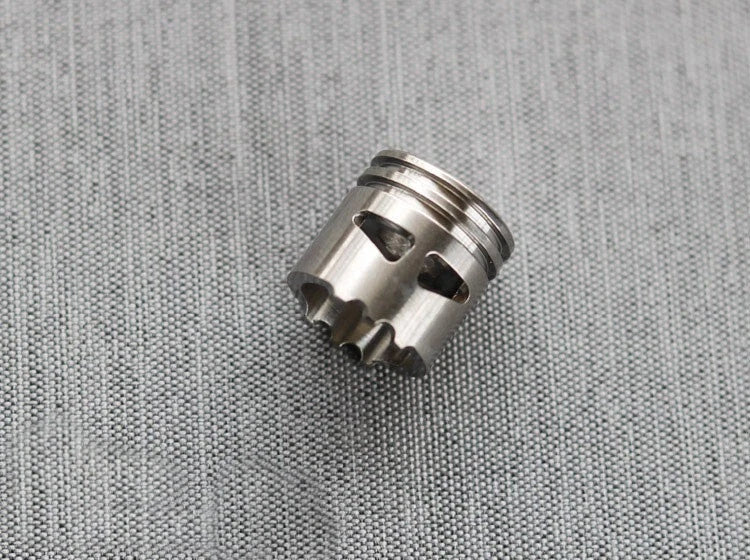 EDC Titanium Piston Skull Knife Bead Key Parachute Cord DIY Pendant Lanyard 07FC0E-D4 - KOEEK