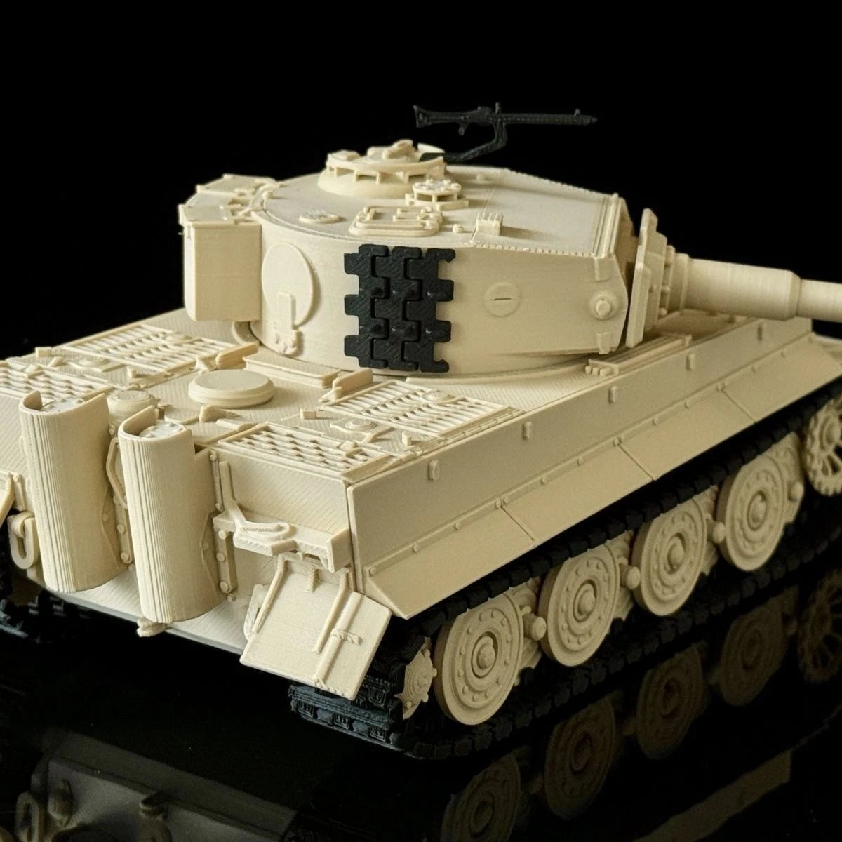 1/35 Tiger E Heavy Tank 3D Printed Assemble Model Turret Barrel Track Movable 07FC0E-D4 - KOEEK