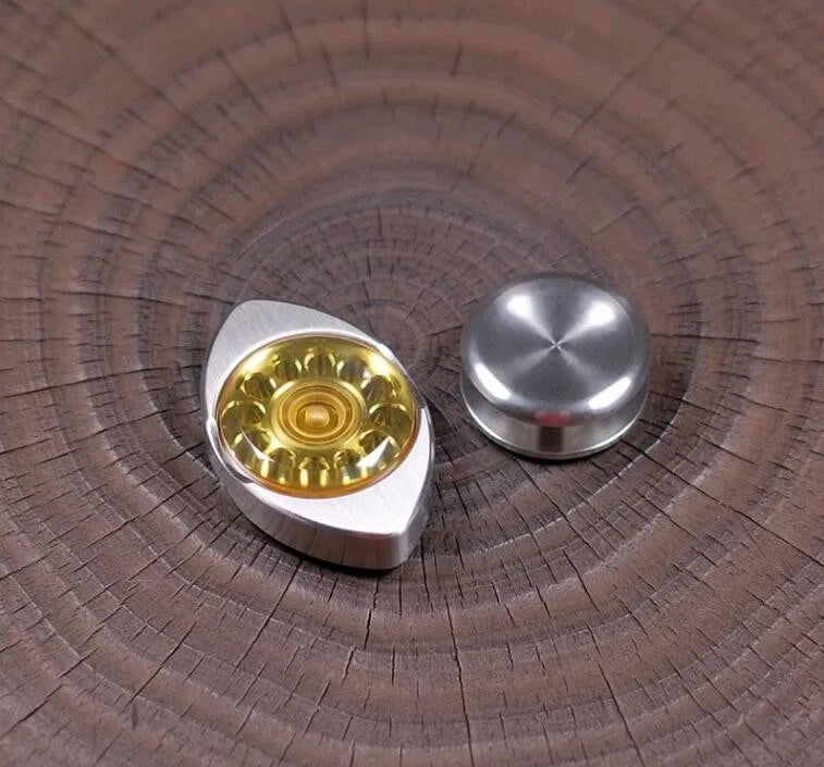 Haptic Toy Finger Toy Fidget Spinner Pocket EDC Toy Stainless Steel Toys PEI Cap 07FC0E-D4 - KOEEK