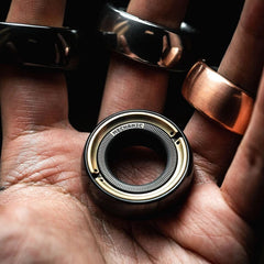 LAUTIE Fidget Spinner Mechanic Ring Fingertip Ratchet Fidget EDC Toys Gift 07FC0E-D4 - KOEEK