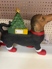 NWT Christmas Holiday Dachshund Dog Light Up Blow Mold Holiday Time HOLIDAY TIME - KOEEK