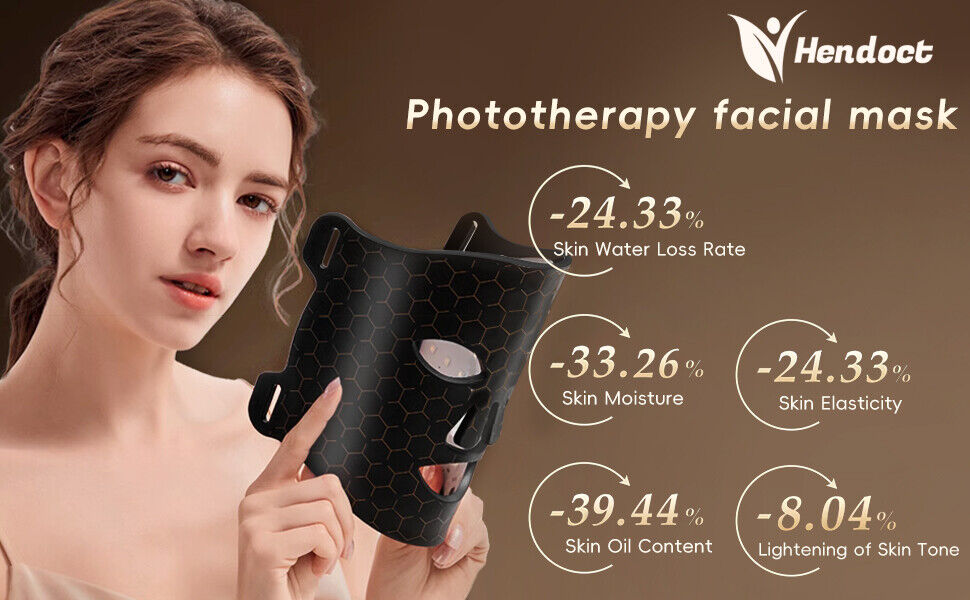 new Photon LED Light Face Mask Facial Skin Care 7 Colors Rejuvenation Beauty Machine