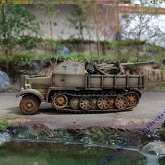 1:72 WWII German Sd .Kfz.7/2 Flak37 Truck-mounted Air Defense Desert Model 07FC0E-D4 - KOEEK
