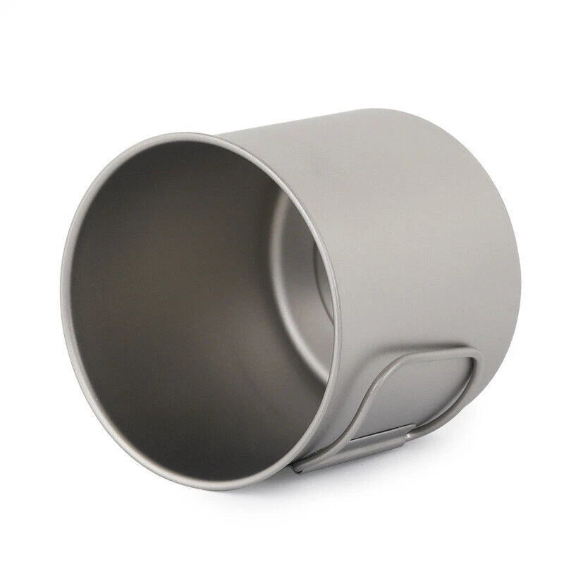 Outdoor 650ml Titanium Water Cup Coffee Cup Ultra Light And Large Capacity 07FC0E-D4 - KOEEK