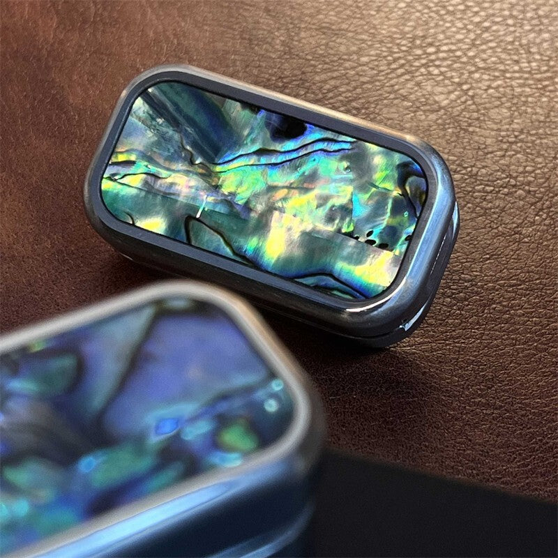 EDC Fine Fritillaria Fidget Toy Stainless Steel Three-layer Push Fidget Slider 07FC0E-D4 - KOEEK