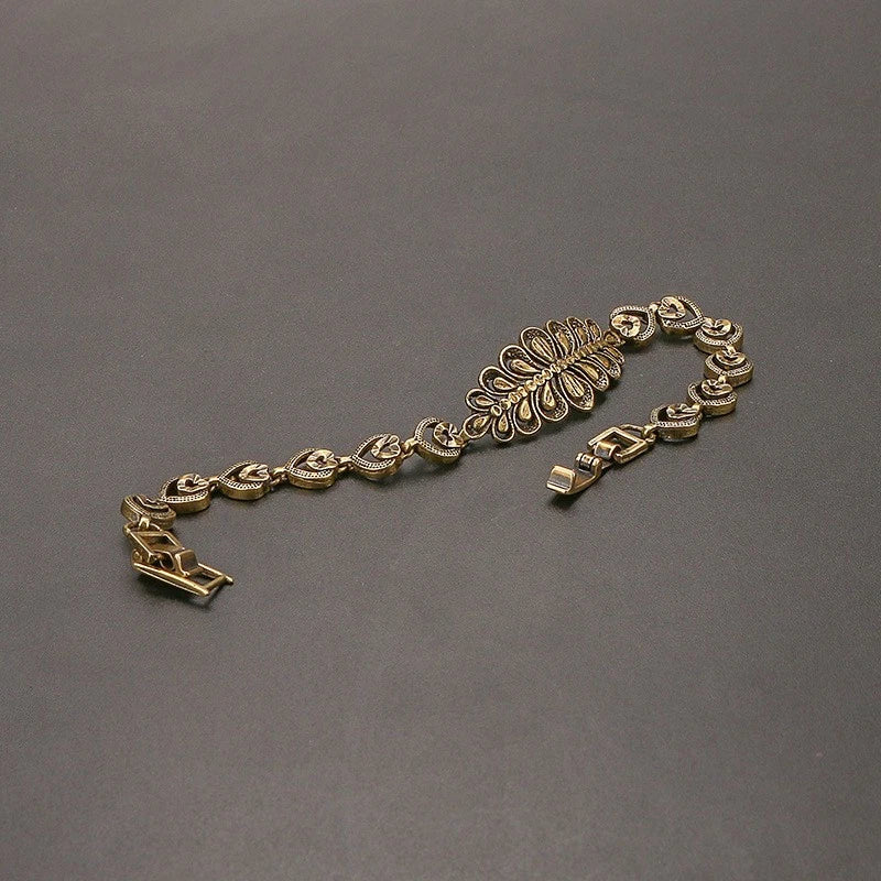 Copper Bracelet Fashion Accessories Vintage Street Hip Hop Jewelry Men Women 07FC0E-D4 - KOEEK