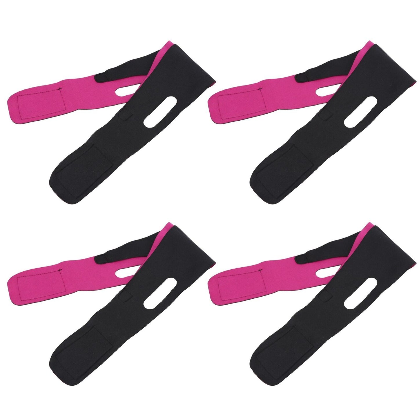 new 4pcs Lifting Strap Remove Double Chin Prevent Sagging V Firming Strap HGF koeek - KOEEK