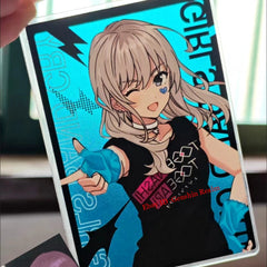Anime GIRLS BAND CRY KAWARAGI MOMOKA Acrylic Card Collection Decor Gift 07FC0E-D4 - KOEEK