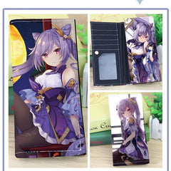 Anime  Keqing Purse Long Wallet Anime Cosplay Purse 07FC0E-D4 - KOEEK